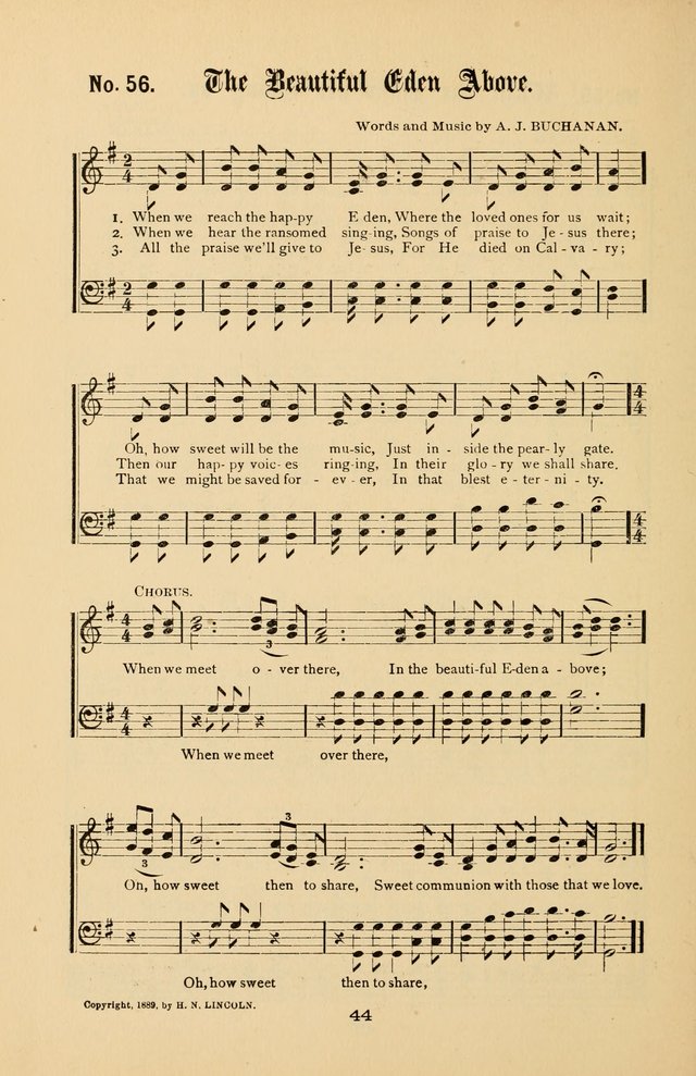 Song-Land Messenger Complete: a new song book for use in all public gatherings where select music is desired page 47