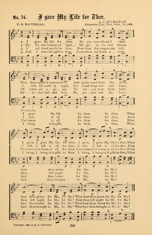 Song-Land Messenger Complete: a new song book for use in all public gatherings where select music is desired page 62