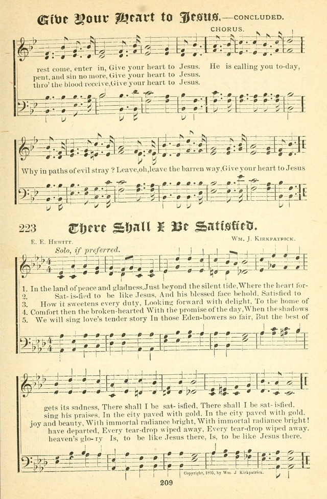 Songs of Love and Praise No. 2: for use in meetings for christian worship or work page 210