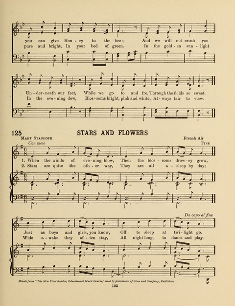 Songs for Little People: for use in the Sunday-School, the Kindergarten and the Home page 105