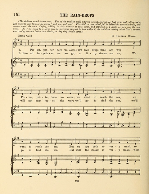 Songs for Little People: for use in the Sunday-School, the Kindergarten and the Home page 120