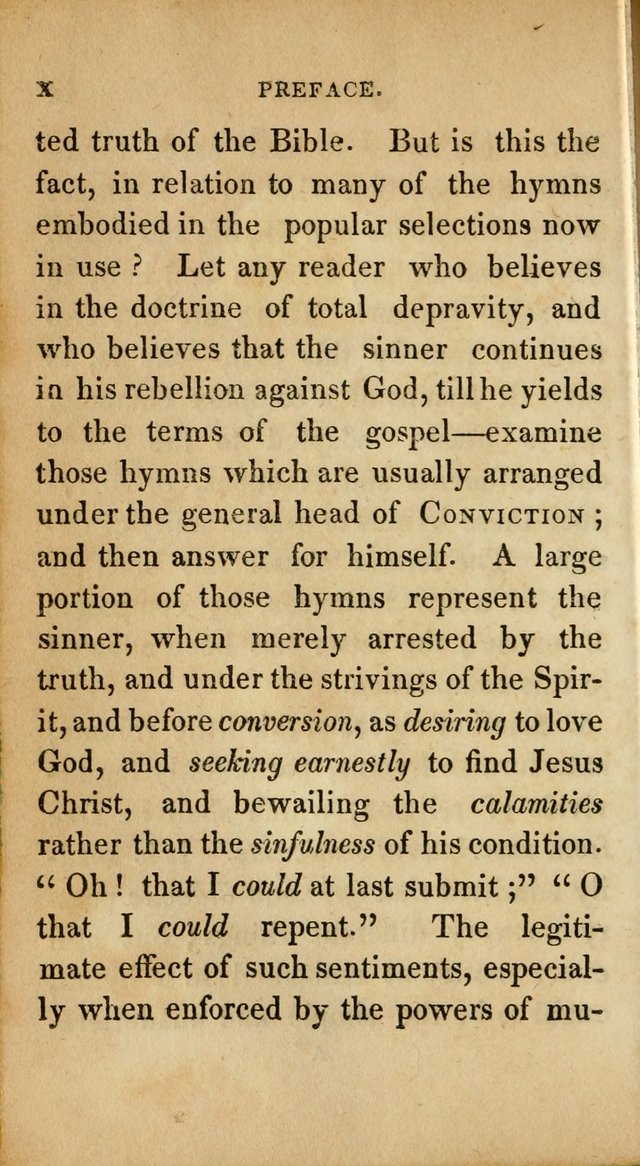 Sacred lyrics, or Select hymns: particularly adapted to revivals of religion, and intended as a supplement to Watts.  page 10