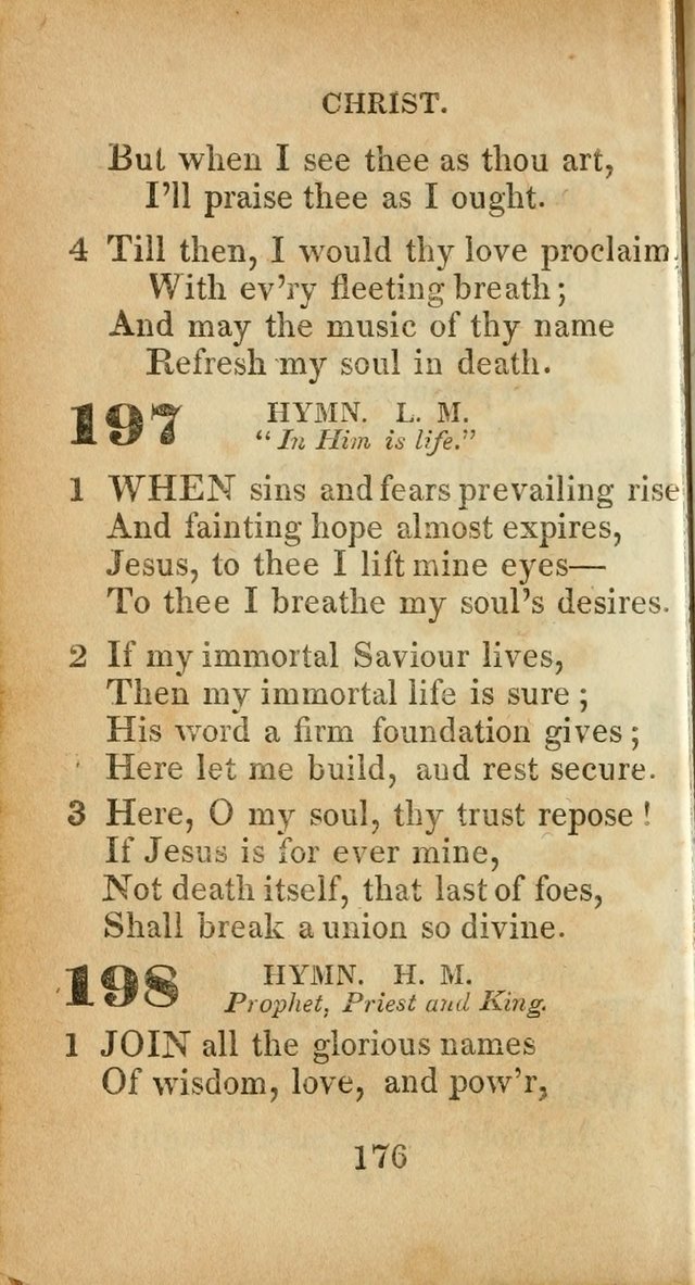 Sacred lyrics, or Select hymns: particularly adapted to revivals of religion, and intended as a supplement to Watts.  page 176