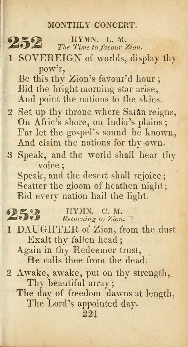 Sacred lyrics, or Select hymns: particularly adapted to revivals of religion, and intended as a supplement to Watts.  page 221