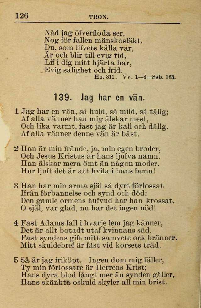 Söndagsskolbok: innehållande liturgi och sånger för söndagsskolan (Omarbetad uppl.) page 128