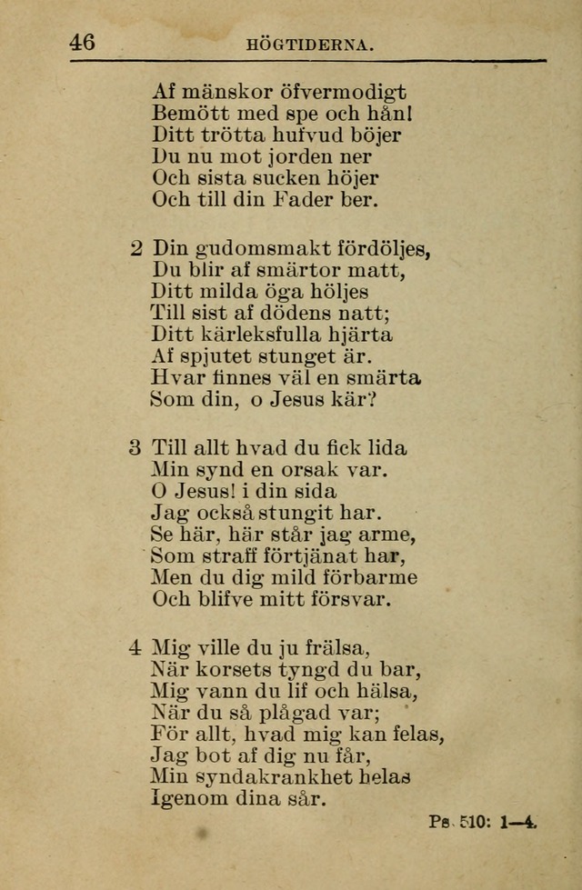 Söndagsskolbok: innehållande liturgi och sånger för söndagsskolan (Omarbetad uppl.) page 46