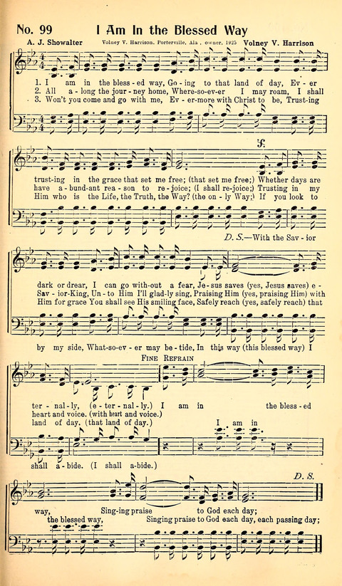 The Song-Land Way: a Collection of Choice Gospel Songs for Sunday Schools, Young People