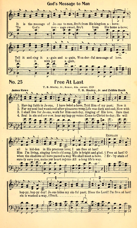 The Song-Land Way: a Collection of Choice Gospel Songs for Sunday Schools, Young People