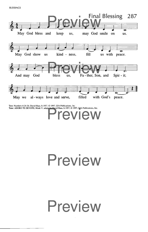 Singing Our Faith: a hymnal for young Catholics page 181