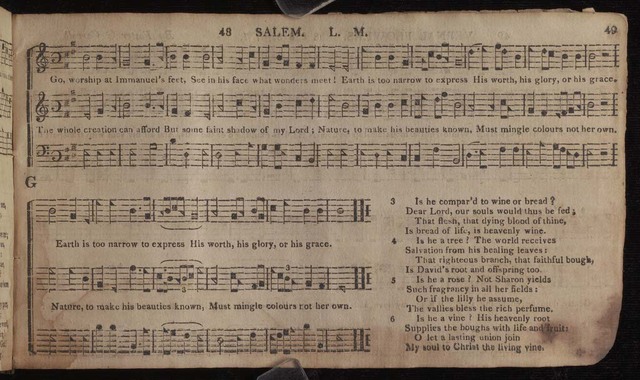 Songs of Zion: being a small collection of tunes, principally original; with appropriate lines, adapted to divine worship page 43