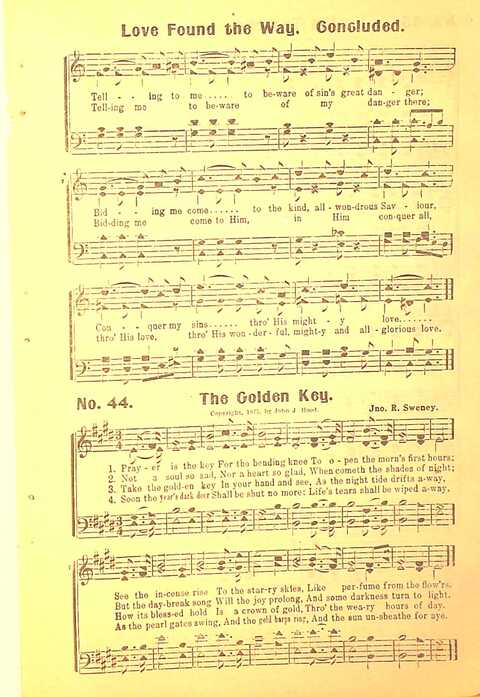 Song Praise: for Sunday school, revival and young people