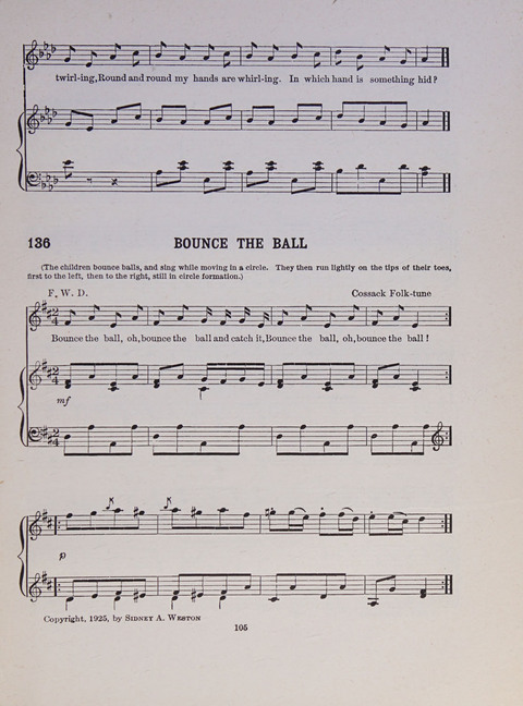 Song and Play for Children: for Sunday and weekday use page 105