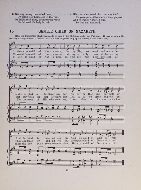 Song and Play for Children: for Sunday and weekday use page 11