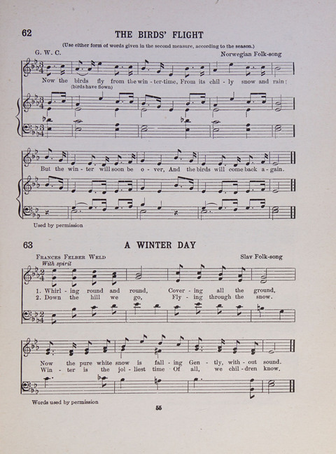 Song and Play for Children: for Sunday and weekday use page 55