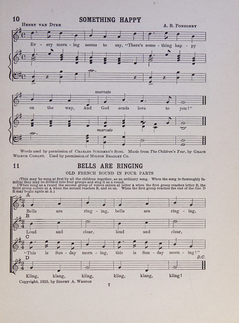 Song and Play for Children: for Sunday and weekday use page 7
