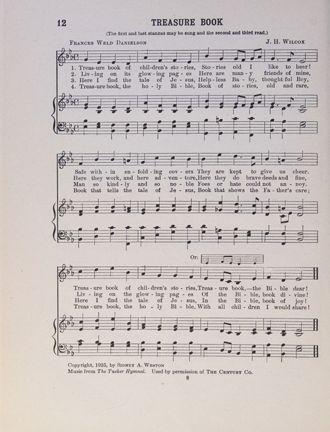 Song and Play for Children: for Sunday and weekday use page 8