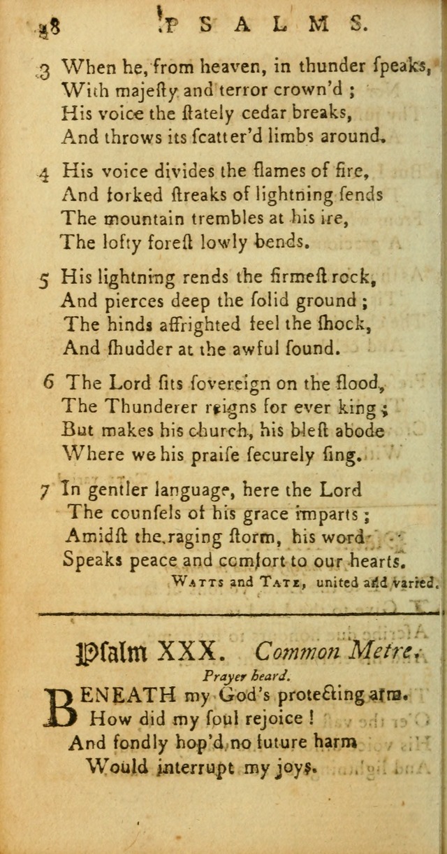 Sacred Poetry: consisting of psalms and hymns, adapted to Christian devotion, in public and private, selected from the best authors, with variations and additions page 48