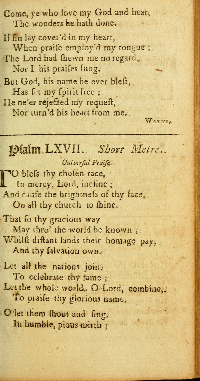 Sacred Poetry: Consisting of Psalms and Hymns, Adapted to Christian        Devotion, in Public and Private. 2nd ed. page 105