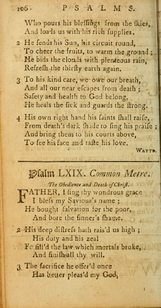 Sacred Poetry: Consisting of Psalms and Hymns, Adapted to Christian        Devotion, in Public and Private. 2nd ed. page 108