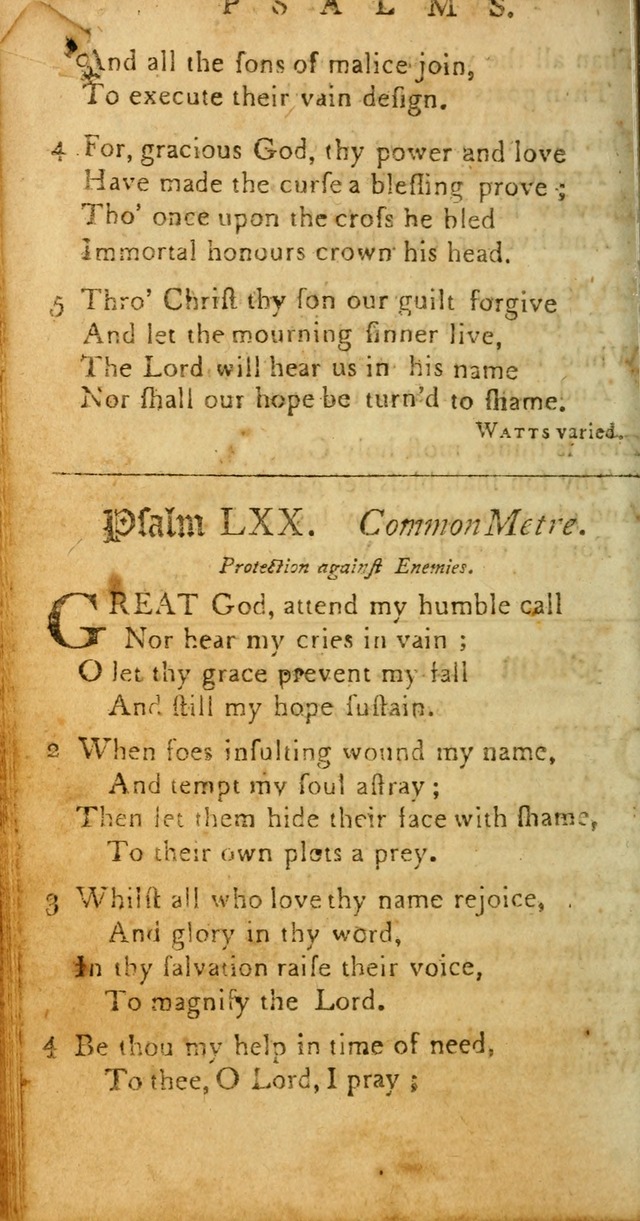 Sacred Poetry: Consisting of Psalms and Hymns, Adapted to Christian        Devotion, in Public and Private. 2nd ed. page 110