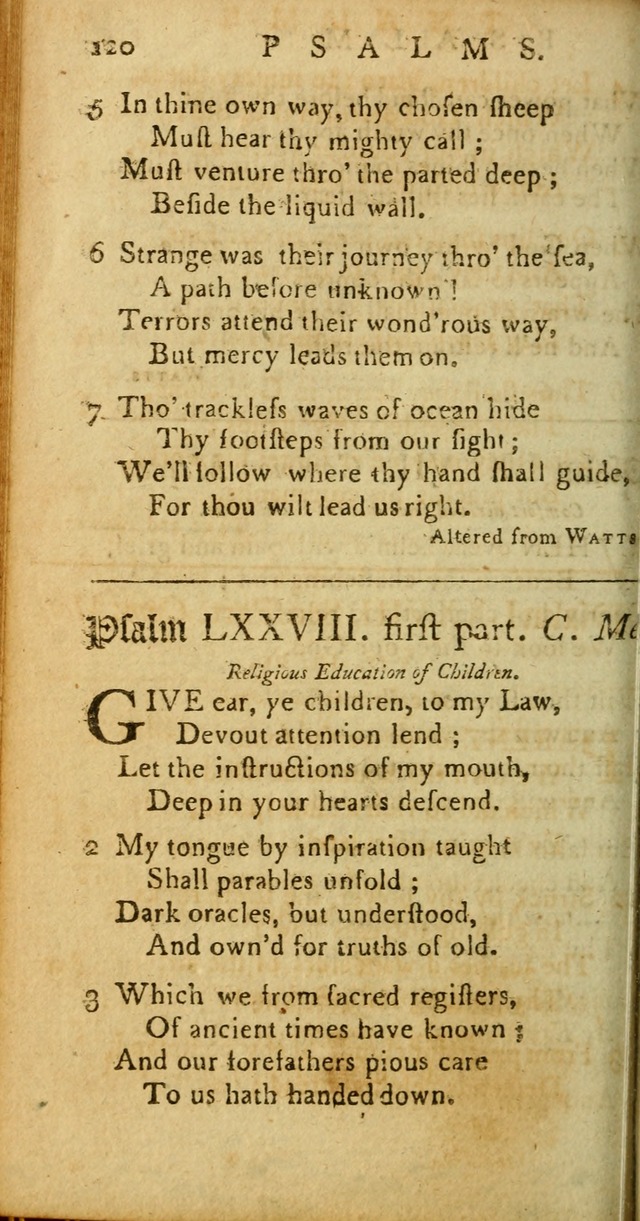 Sacred Poetry: Consisting of Psalms and Hymns, Adapted to Christian        Devotion, in Public and Private. 2nd ed. page 122