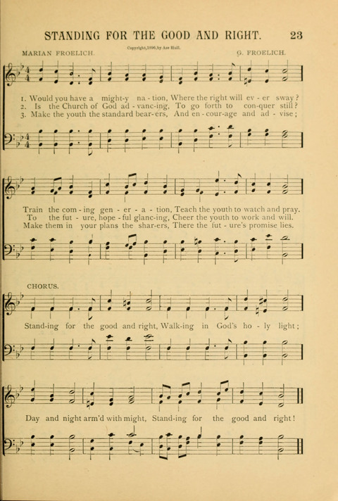 Songs of Praise and Delight: for sunday schools and young people