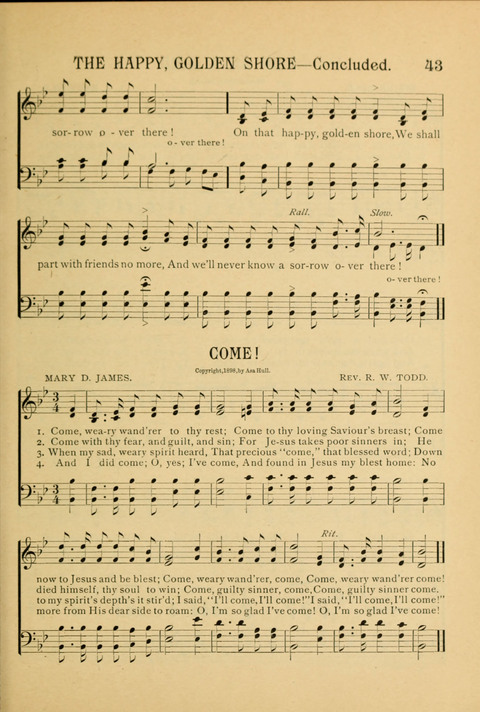 Songs of Praise and Delight: for sunday schools and young people