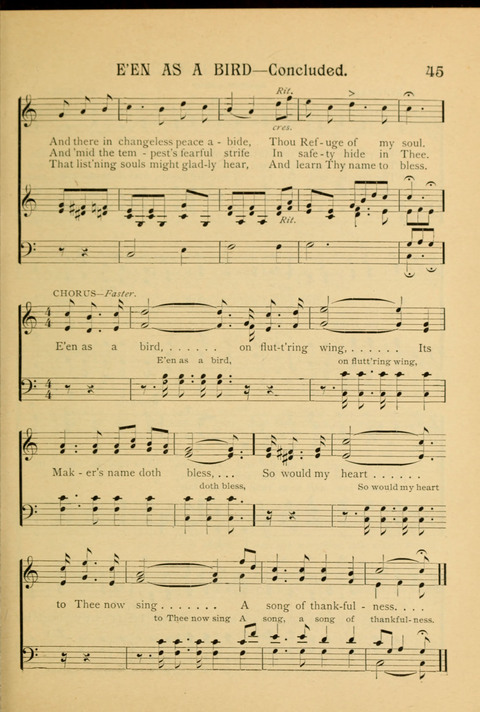 Songs of Praise and Delight: for sunday schools and young people