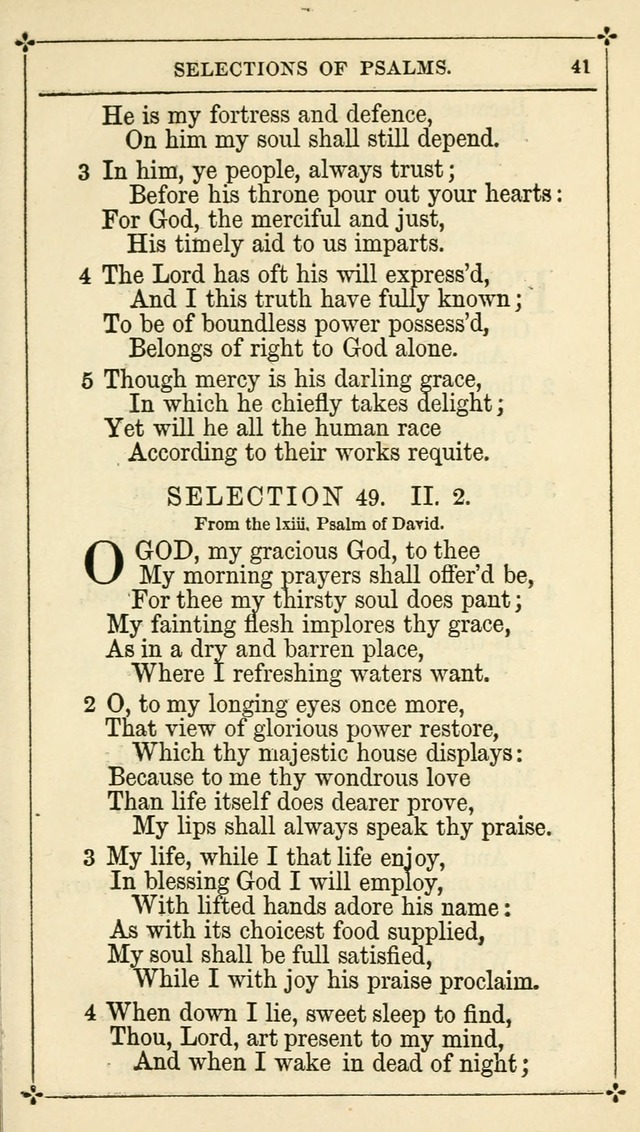 Selections from the Psalms of David in Metre: with hymns suited to the feasts and fasts of the church, and other occasions of public worship page 41