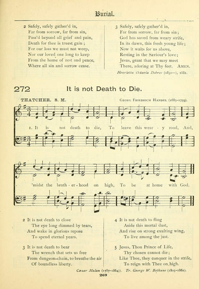School and Parish Hymnal: with tunes page 270