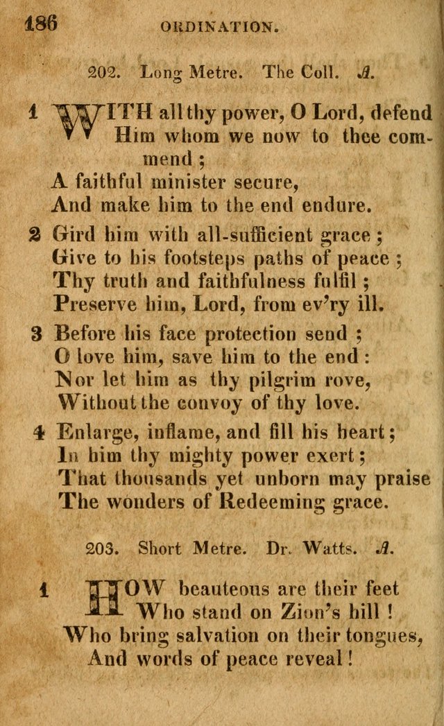 A Selection of Psalms and Hymns: done under the appointment of the Philadelphian Association (4th ed.) page 186