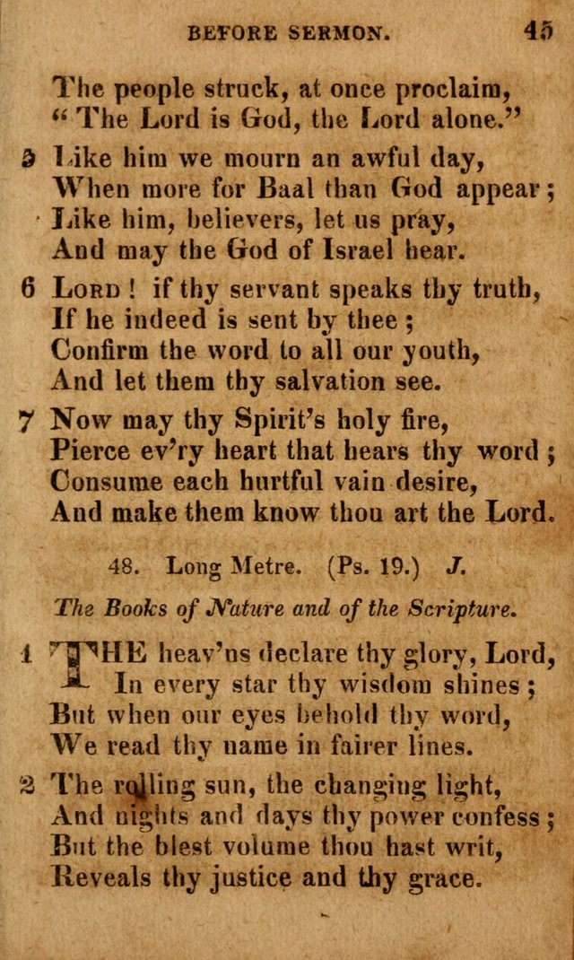 A Selection of Psalms and Hymns: done under the appointment of the Philadelphian Association (4th ed.) page 45