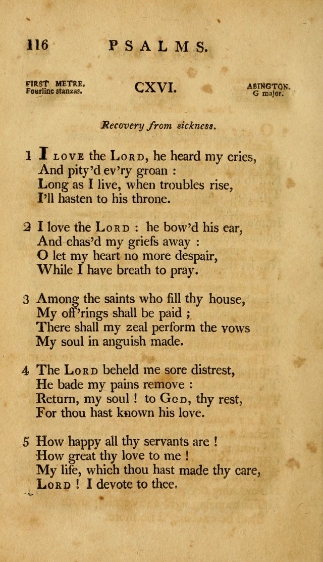 A Selection of Psalms and Hymns, Embracing all the Varieties of Subjects page 118