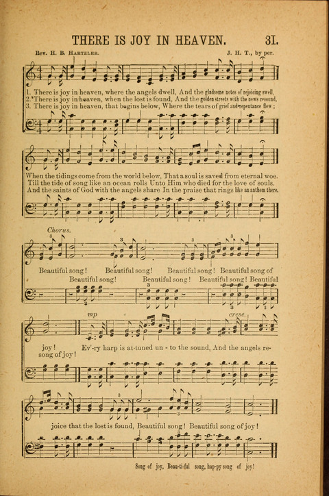 Songs of Peace, Love and Joy: for Sabbath Schools and Gospel Meetings page 31