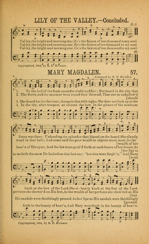 Songs of Peace, Love and Joy: for Sabbath Schools and Gospel Meetings page 57
