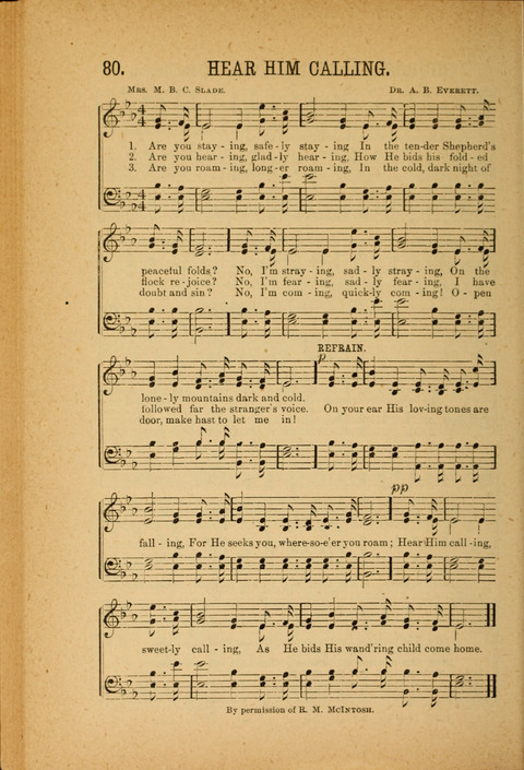 Songs of Peace, Love and Joy: for Sabbath Schools and Gospel Meetings page 80