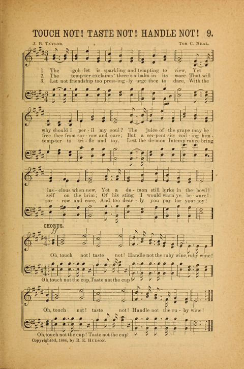 Songs of Peace, Love and Joy: for Sabbath Schools and Gospel Meetings page 9