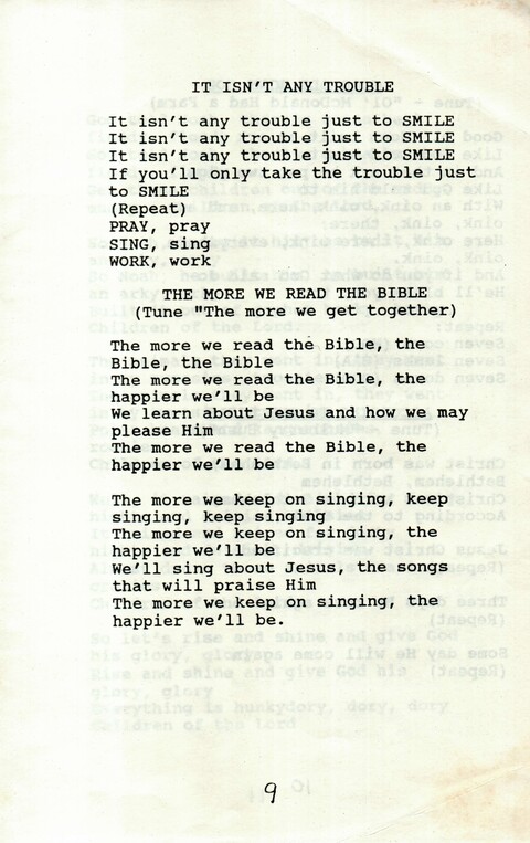 Songs of Praise for Little Ones page 9