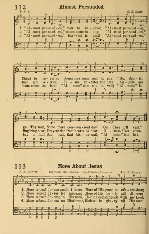 Spiritual Life Songs page 98