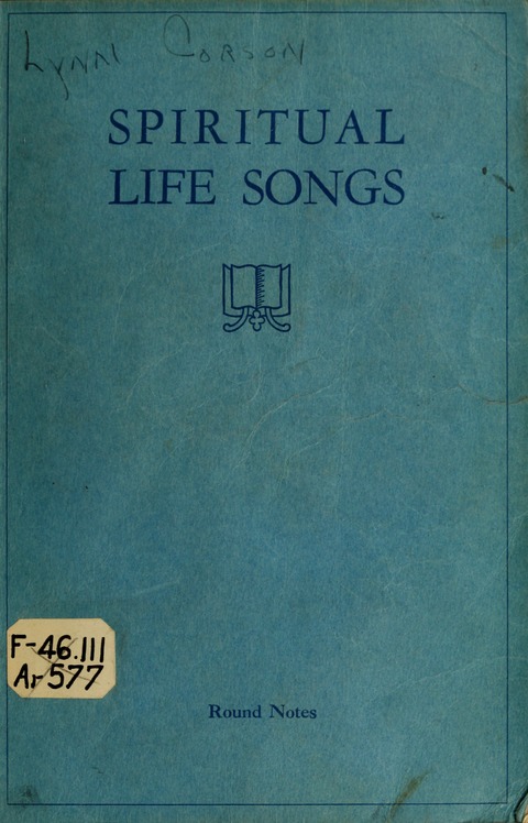 Spiritual Life Songs page i