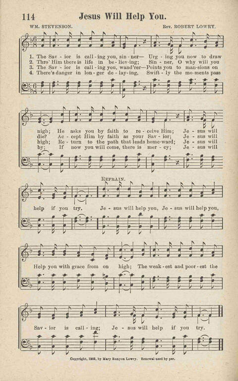 Songs of Praise Number One page 110