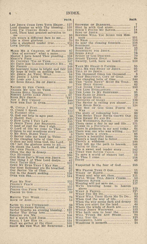 Songs of Praise Number One page v