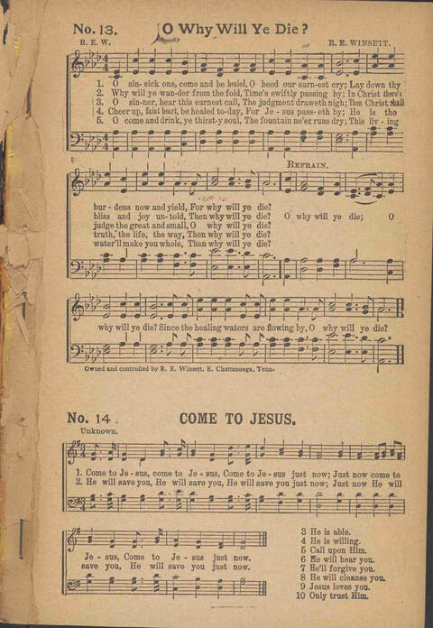 Songs of Pentecostal Power, Complete page 12