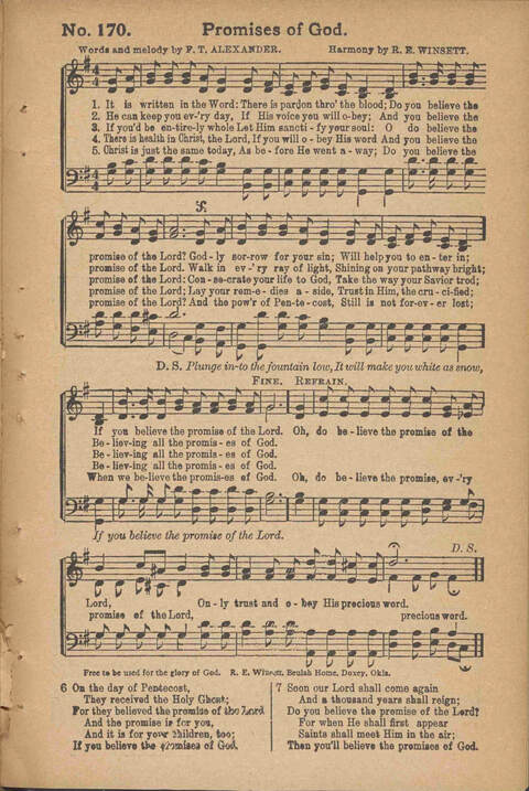 Songs of Pentecostal Power, Complete page 124