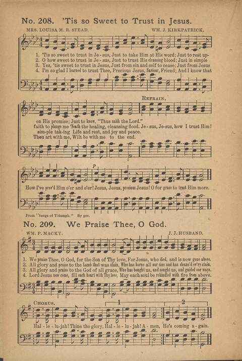 Songs of Pentecostal Power, Complete page 151