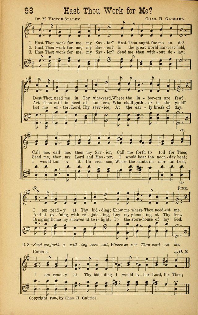 Song Praises: for Sunday schools, Epworth League meetings,Christian Endeavor and young people