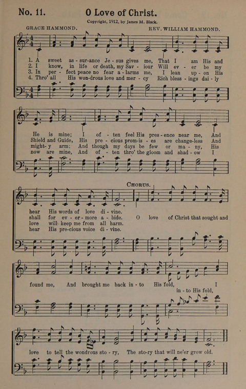 Sacred Praise: for Use in Gospel Meetings, Evangelistic Services ... page 11