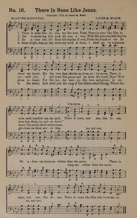 Sacred Praise: for Use in Gospel Meetings, Evangelistic Services ... page 16
