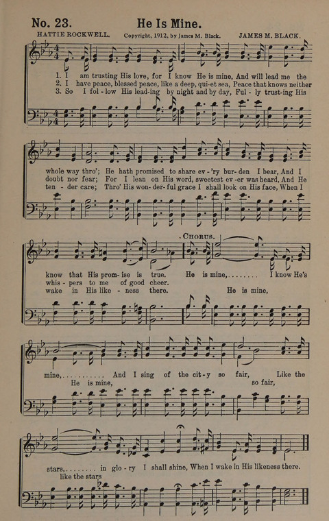 Sacred Praise: for Use in Gospel Meetings, Evangelistic Services ... page 23