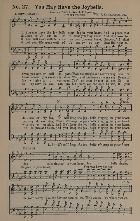 Sacred Praise: for Use in Gospel Meetings, Evangelistic Services ... page 27